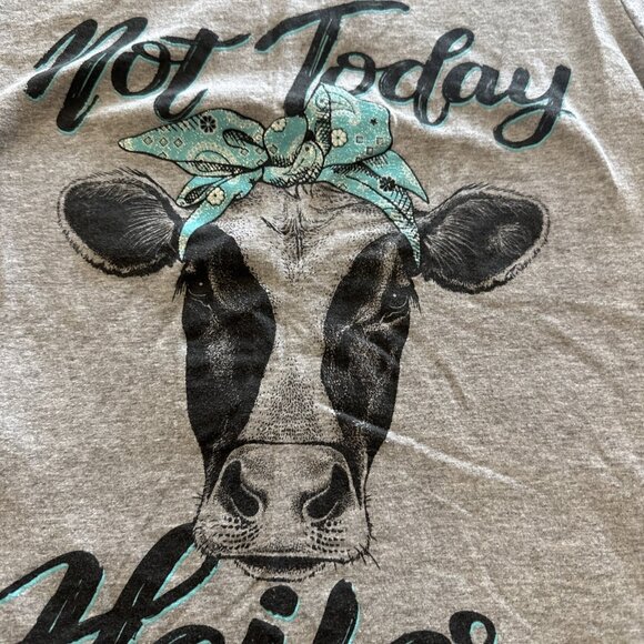 Lost Creek Tractor Supply womens Not Today Heifer Tee M farm - Picture 3 of 7